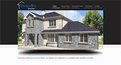 Desktop Screenshot of blueprinthomeplans.ie